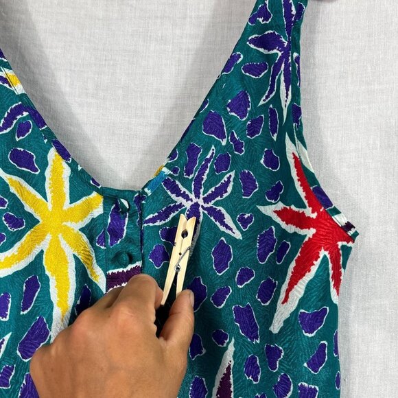 Victorias Secret Gold Label Tropical Sleep Cami Womens S Summer Pajama Tank - Picture 8 of 11